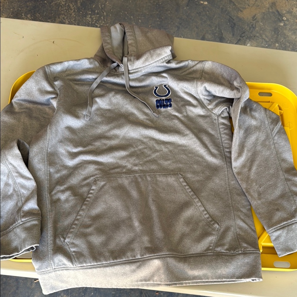 Colts Gray Hooded sweatshirt